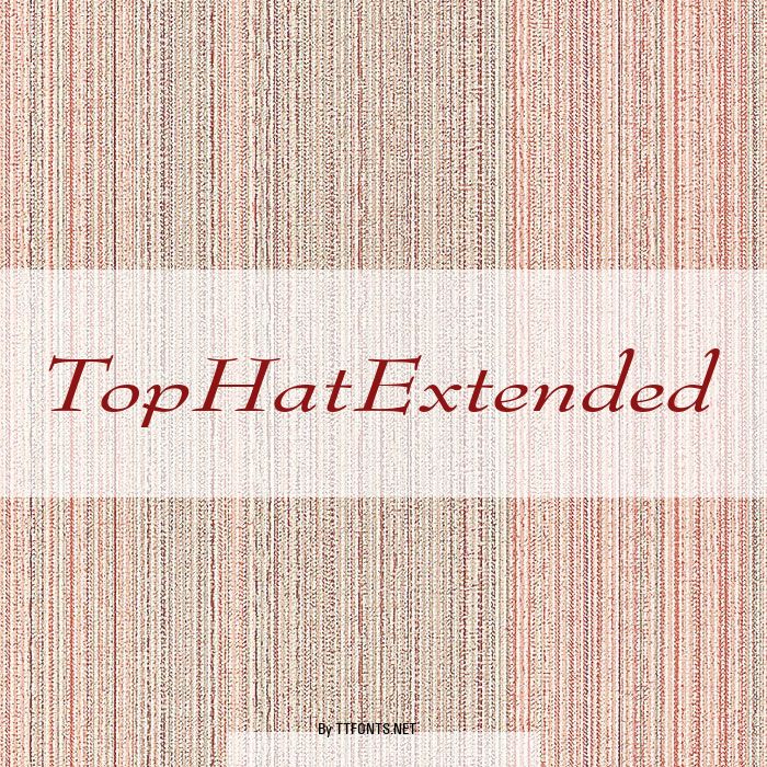 TopHatExtended example